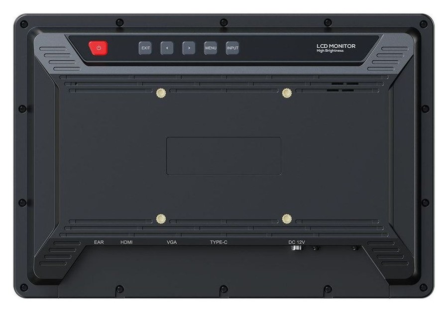 Lilliput FA1019-NP/C/T – Zadní strana s VESA 75 mm