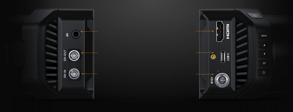 Blackmagic Design Micro Studio Camera 4K G2 – 12G-SDI a HDMI
