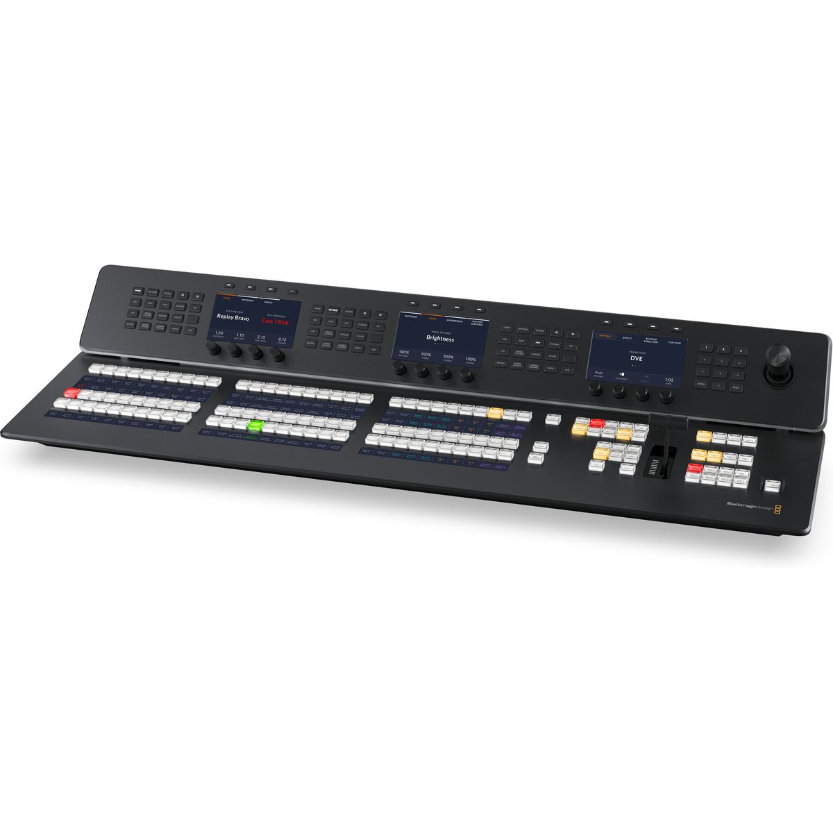 ATEM 1 M/E Advanced Panel 30 – pohled na ovládací panel