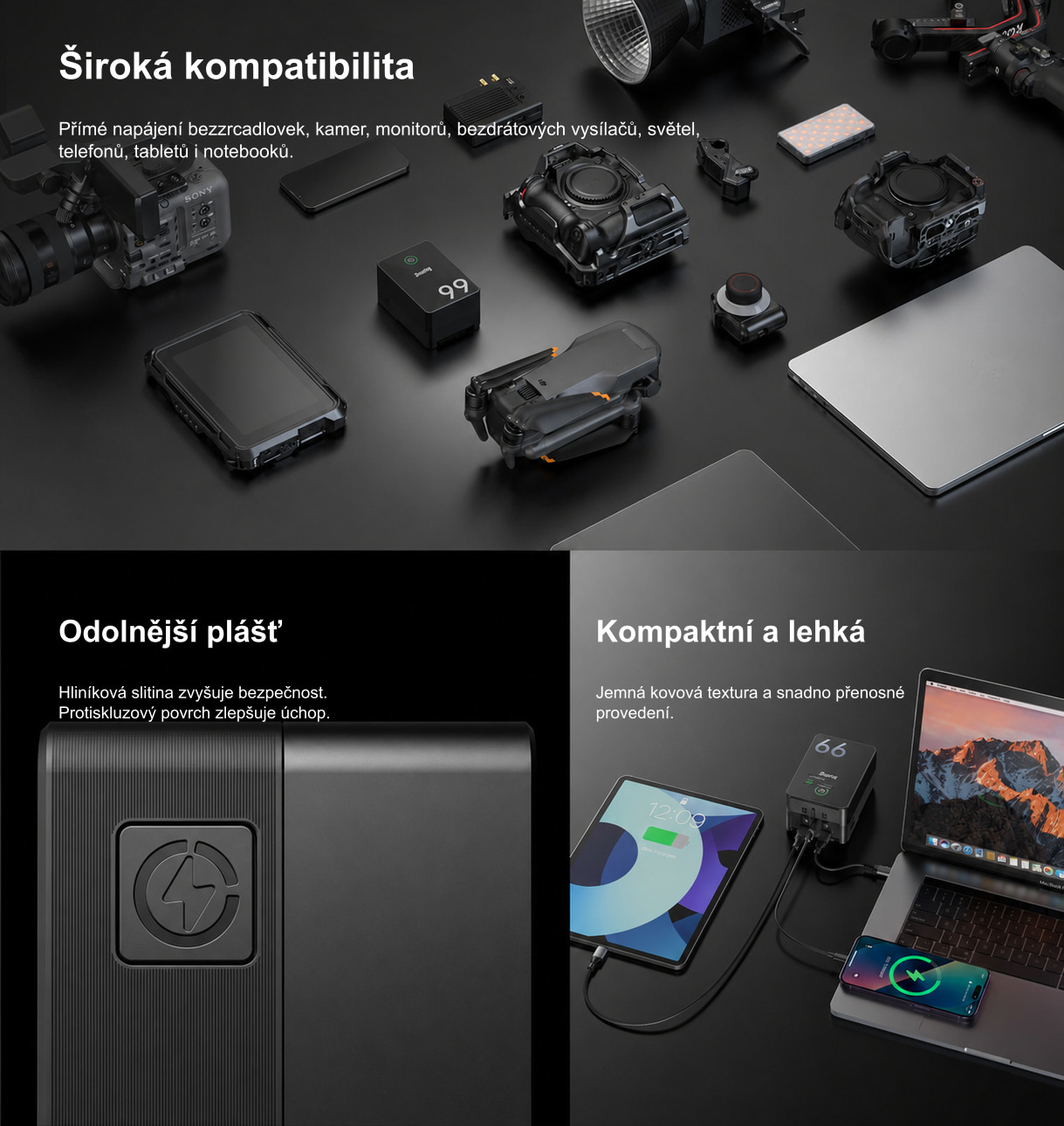 Přeložená produktová infografika SmallRig VB99 Pro 5/10