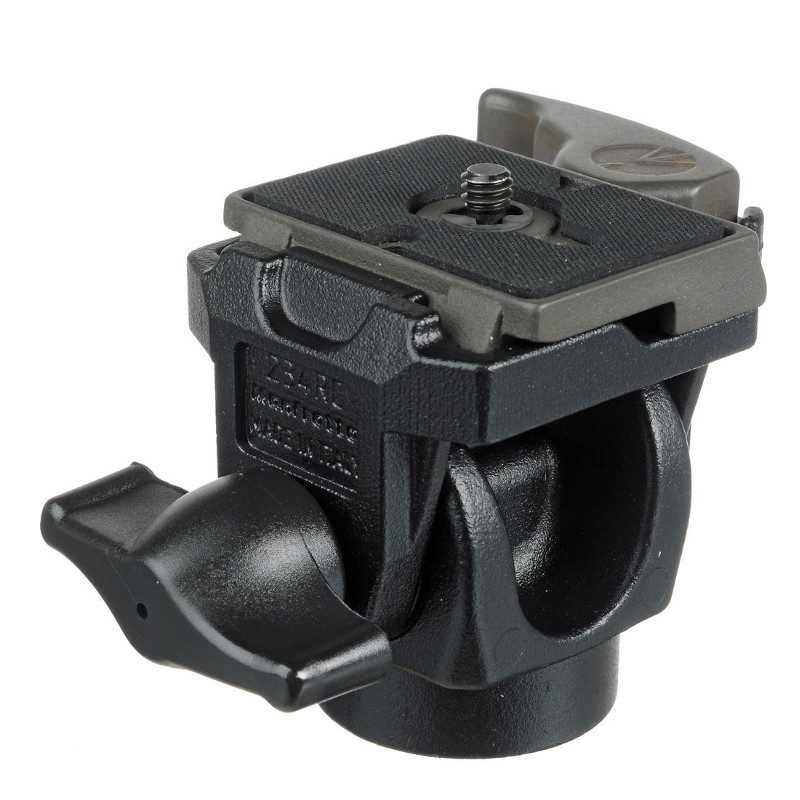Vista trasera de Manfrotto 234RC con zapata 200PL-14
