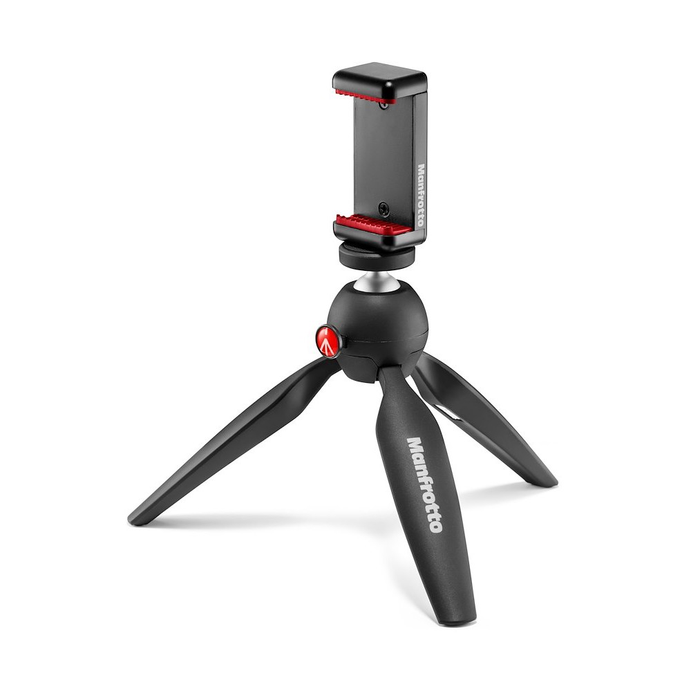 Kompletní set Manfrotto PIXI s mini stativem a držákem smartphonu