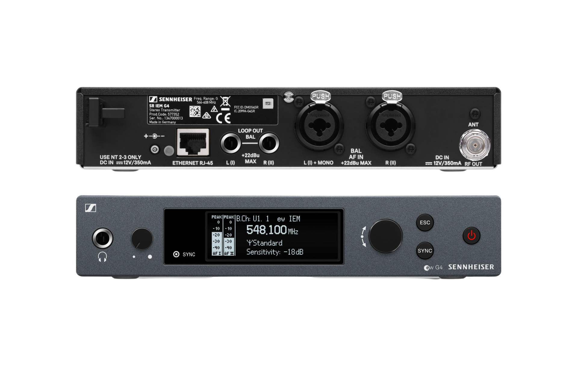 Sennheiser SR IEM G4-G vysílač