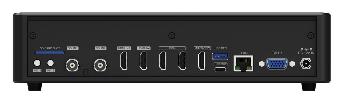 AVMATRIX Shark S4 Plus – Konektory na zadním panelu