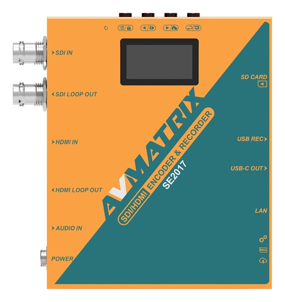 AVMATRIX SE2017 – Čelní panel s displejem