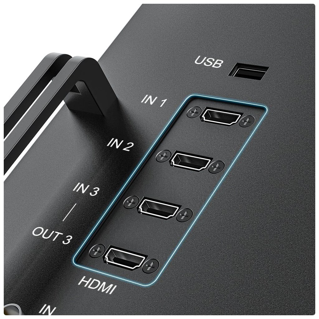 HDMI 4K 60 Hz – tři vstupy a jeden výstup