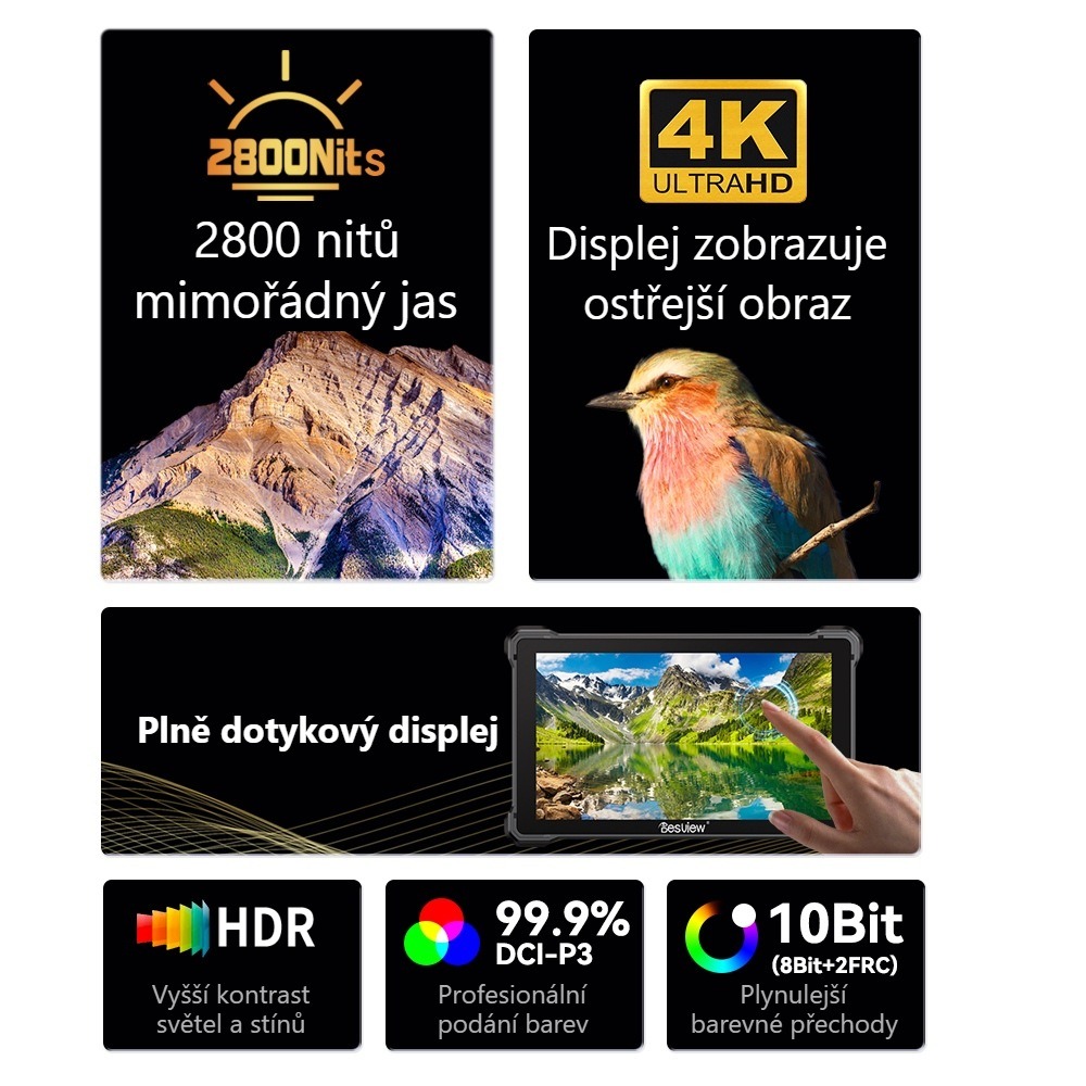 Desview R7III – Hlavní přednosti – vynikající výkon