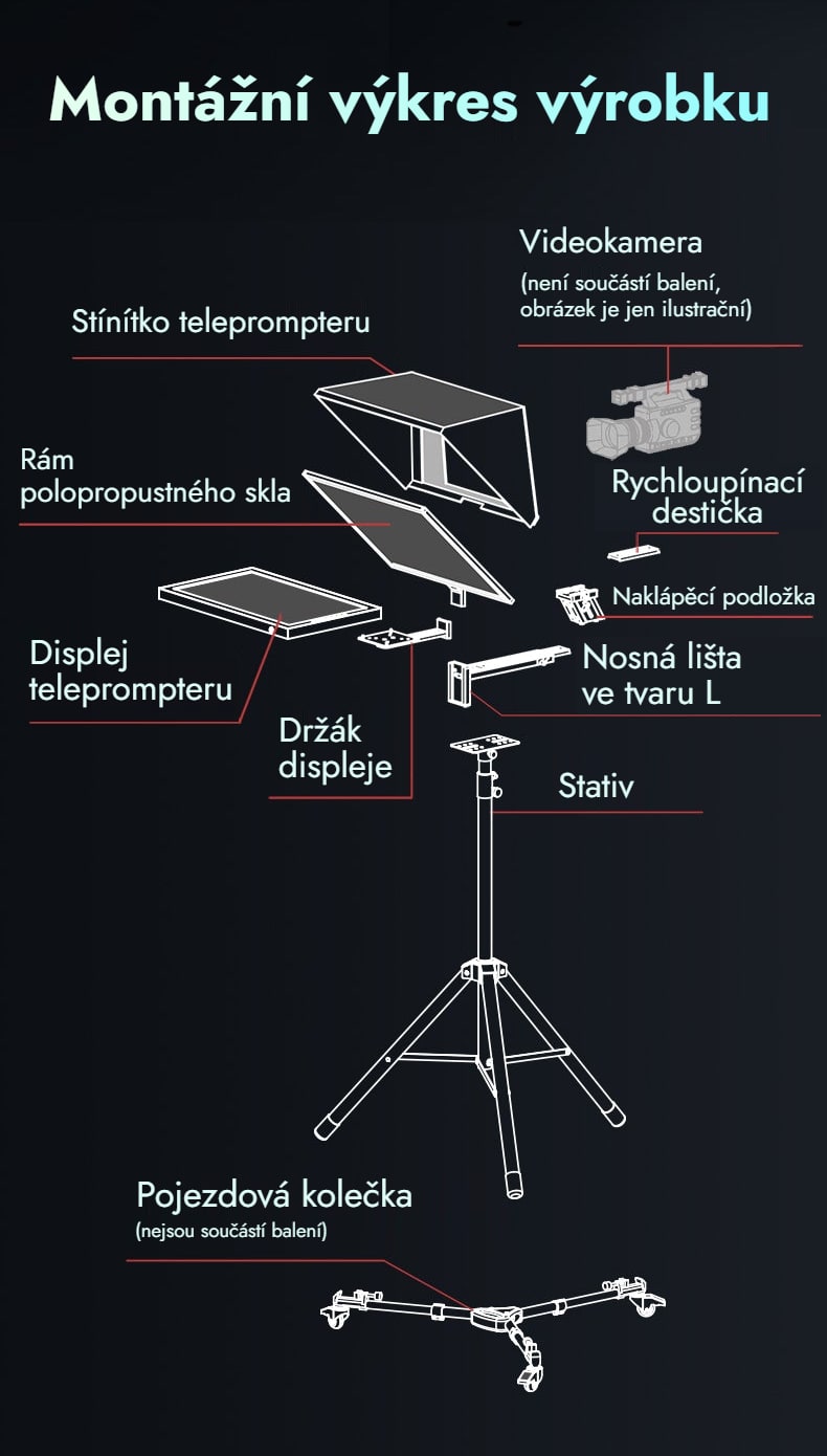 Montážní výkres výrobku