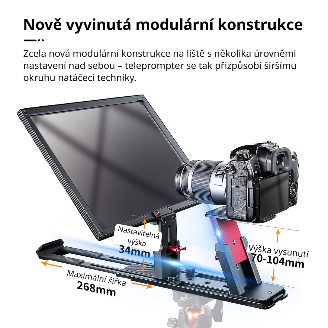 Modulární konstrukce na liště