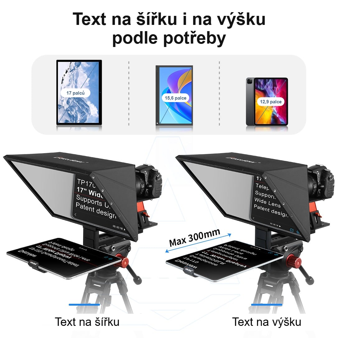 Tablet až 17" na šířku i na výšku