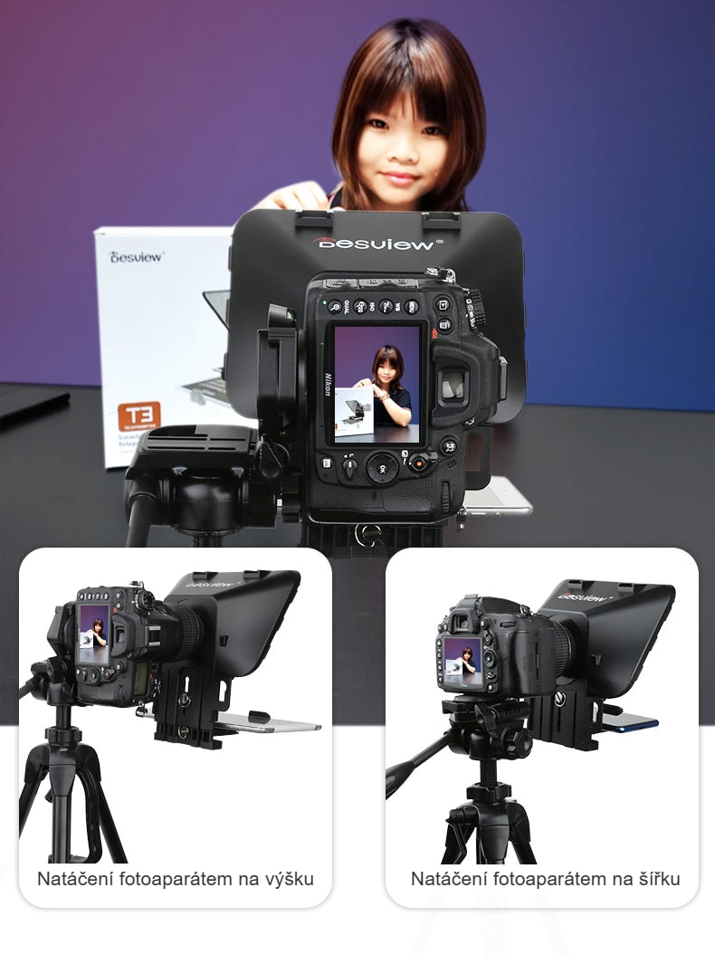 Natáčení fotoaparátem na výšku i na šířku