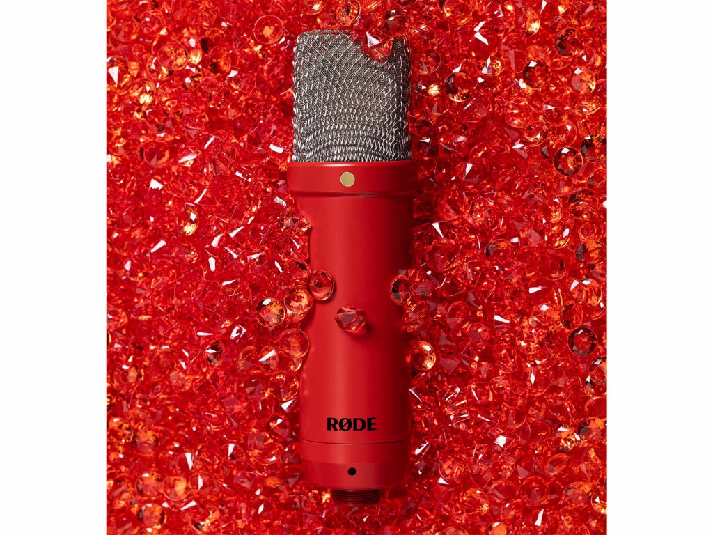RØDE NT1 Signature Series Red ve studiovém použití