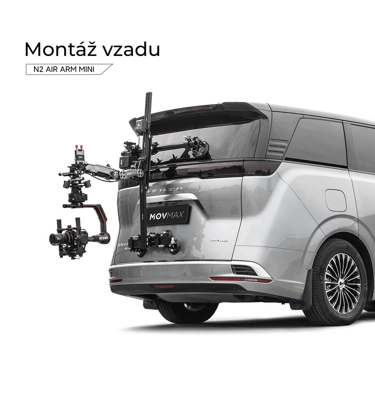 Montáž vzadu