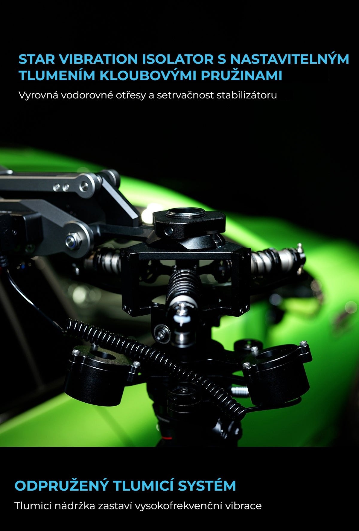 Star Vibration Isolator a tlumicí systém