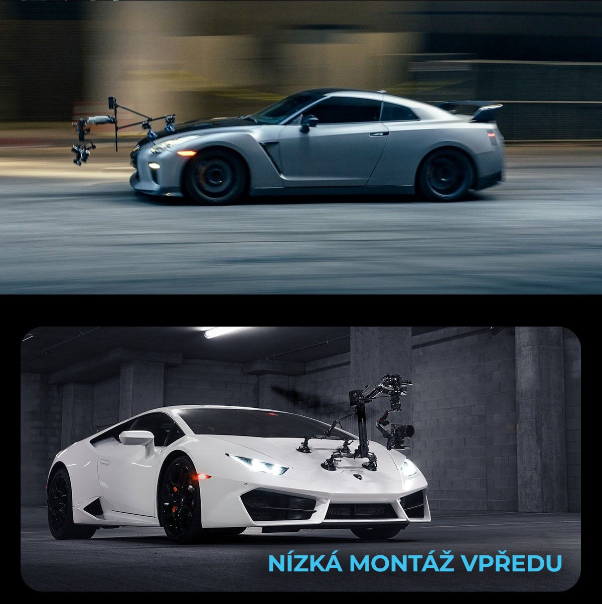 Nízká montáž vpředu