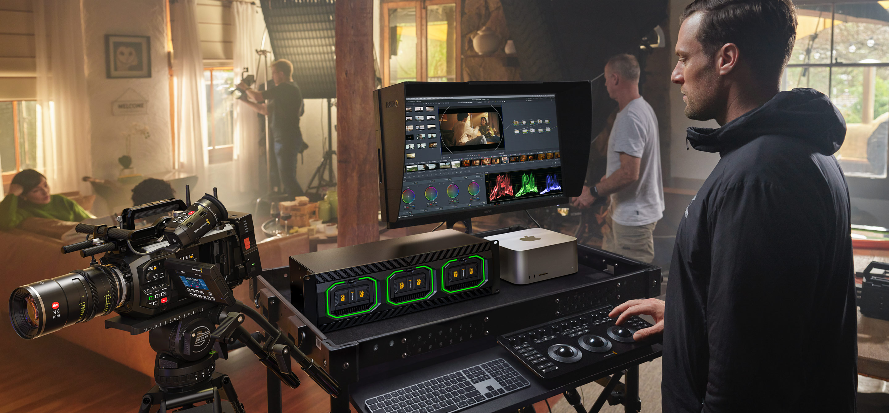 workflow Blackmagic Media Dock