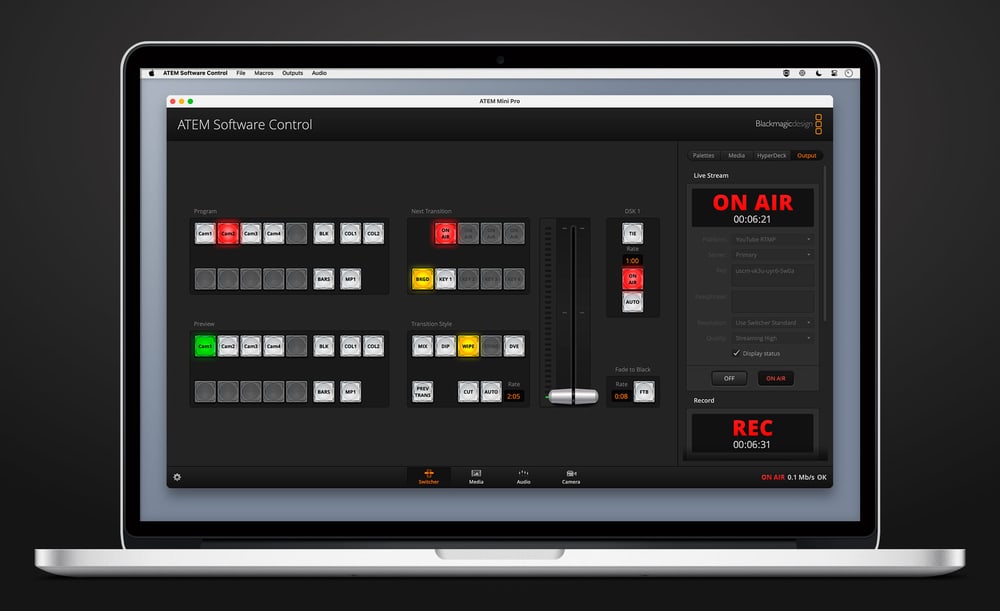 ATEM Micro Panel – Hardwarová tlačítka pro ATEM Software Control