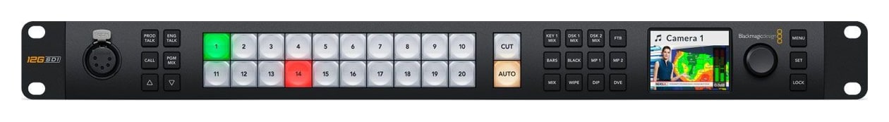 ATEM 2 M/E Constellation 4K – Ovládací panel přímo na čelní straně