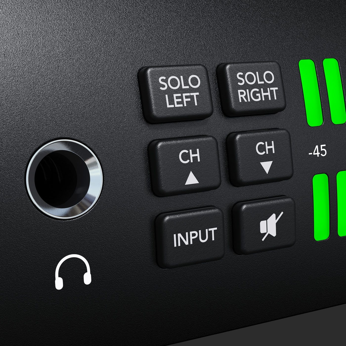 Blackmagic Audio Monitor 12G G3 – Ovládání na čelním panelu