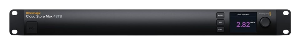Blackmagic Design Cloud Store Max 48TB – Čtyři porty 10G, 100G a USB-C