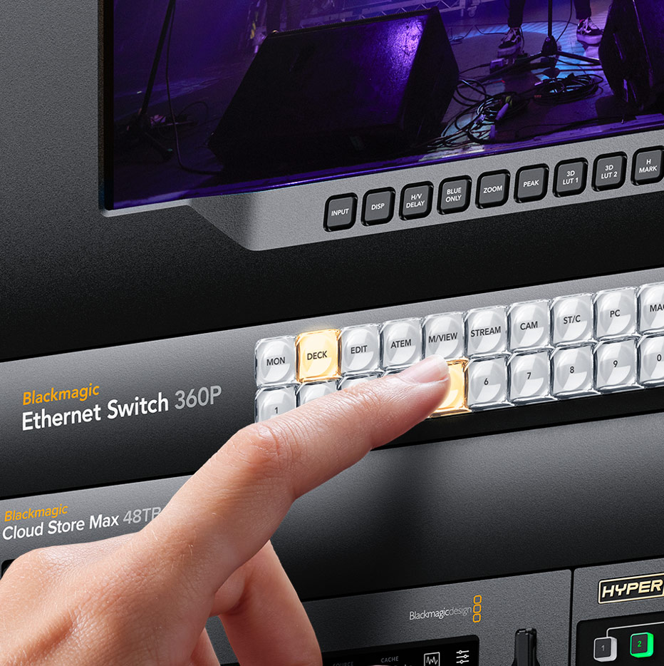 Blackmagic Ethernet Switch 360P – Routování jako na Videohubu
