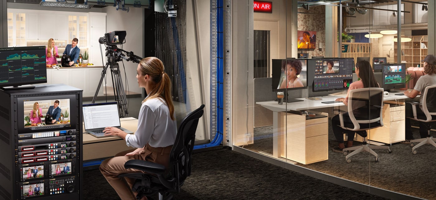 Blackmagic Ethernet Switch 360P – Navržený pro televizi