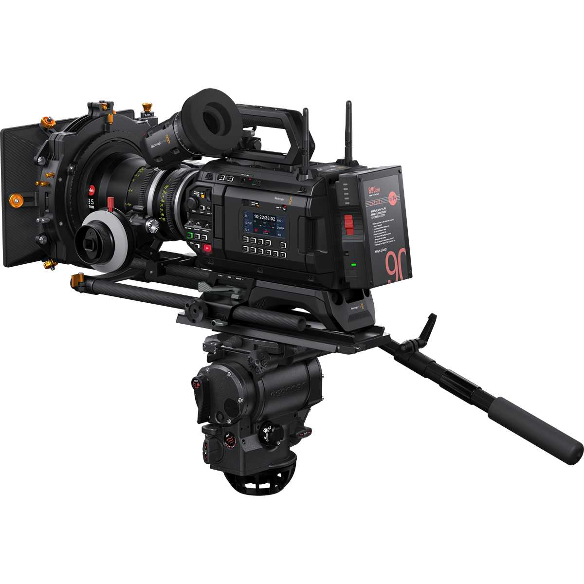 Blackmagic URSA Cine 12K LF, zadní pohled