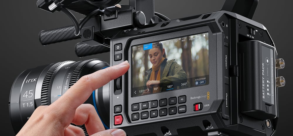 Blackmagic PYXIS 6K PL – Ovládání pod prsty