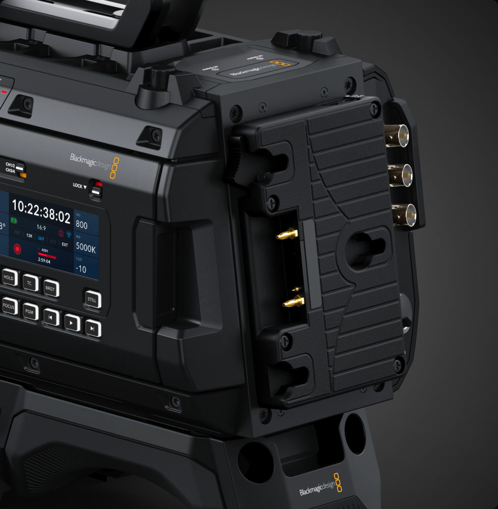 Blackmagic URSA Cine Battery Plate Gold