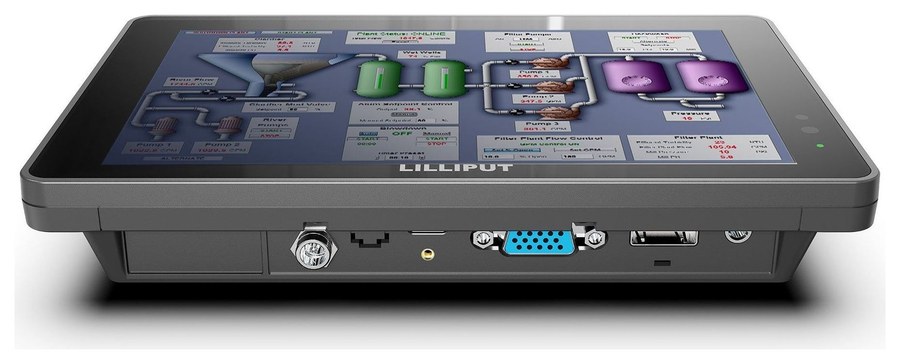 Lilliput 719/C – Konektory na spodní hraně