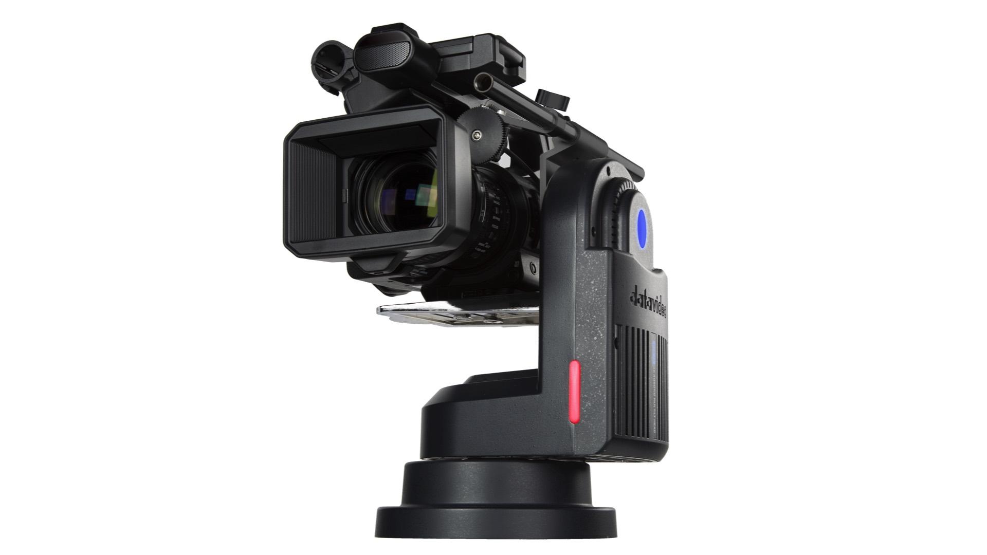 Robotická hlava Datavideo PTR-15T s připevněnou kamerou