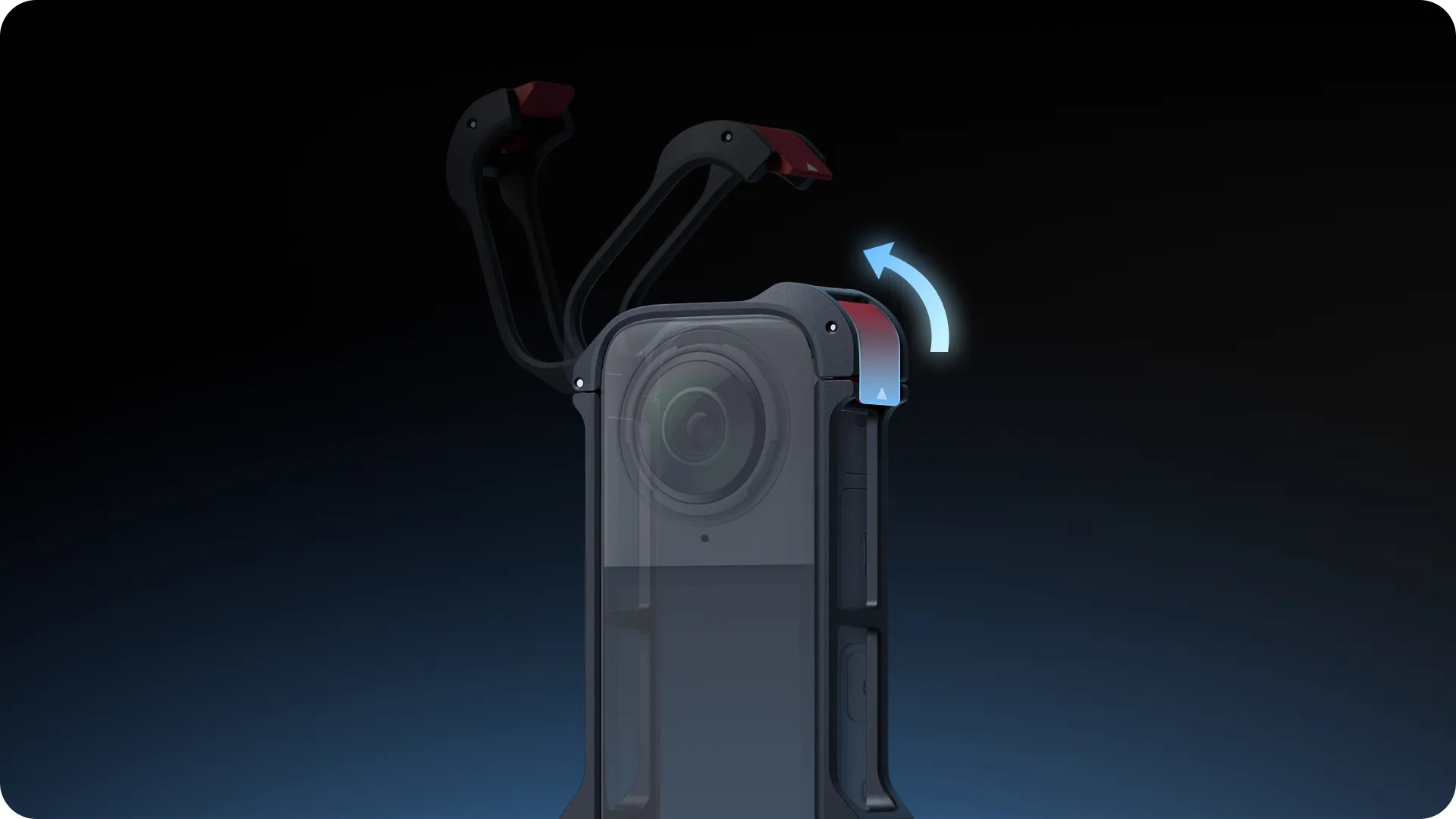 Západka ochranného rámečku Insta360 X4