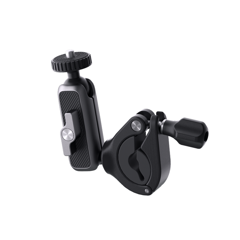 Detail držiaka na riadidlá zo sady Insta360 Bike Kit