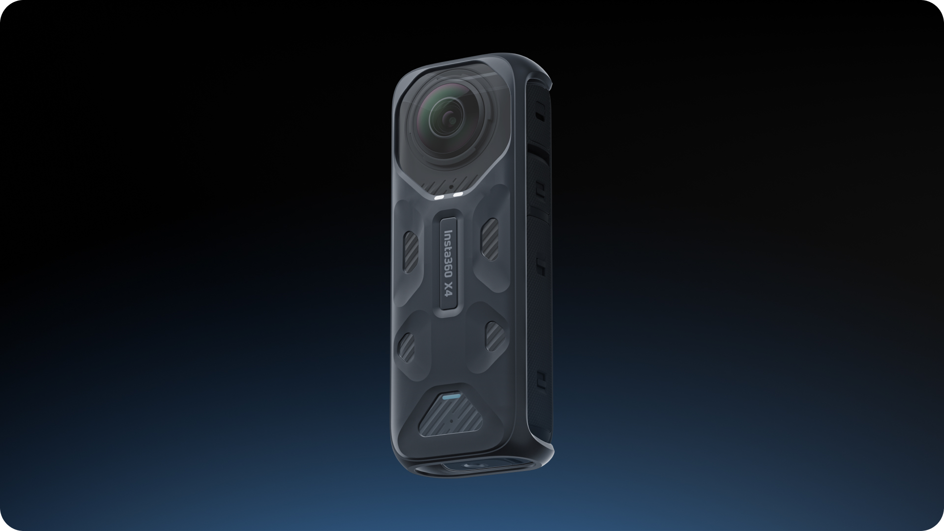 Insta360 X4 s nasazeným krytem Thermo Grip Cover