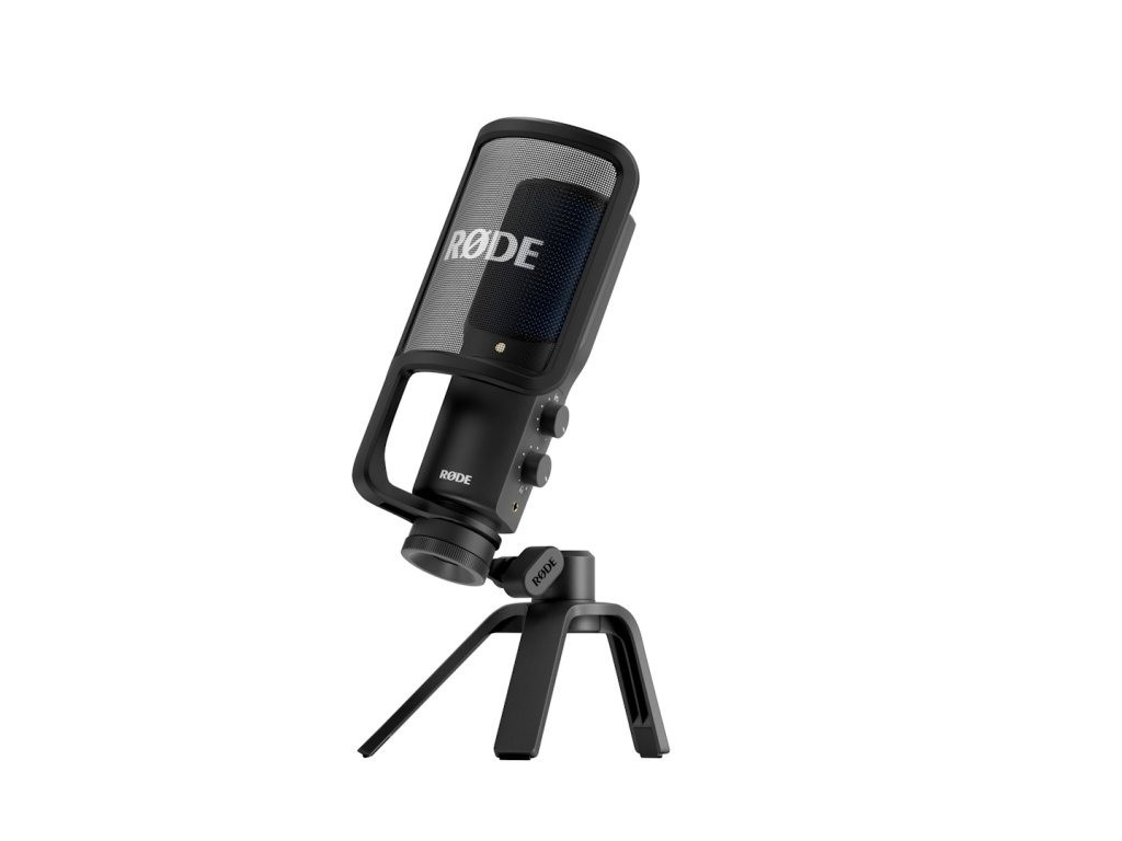 Profesionální USB-C kondenzátorový mikrofon s převodem 24 bitů/48 kHz, předzesilovačem Revolution Preamp, DSP APHEX a monitoringem ve sluchátkách bez latence.