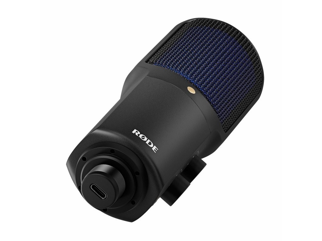 Profesionální USB-C kondenzátorový mikrofon s převodem 24 bitů/48 kHz, předzesilovačem Revolution Preamp, DSP APHEX a monitoringem ve sluchátkách bez latence.