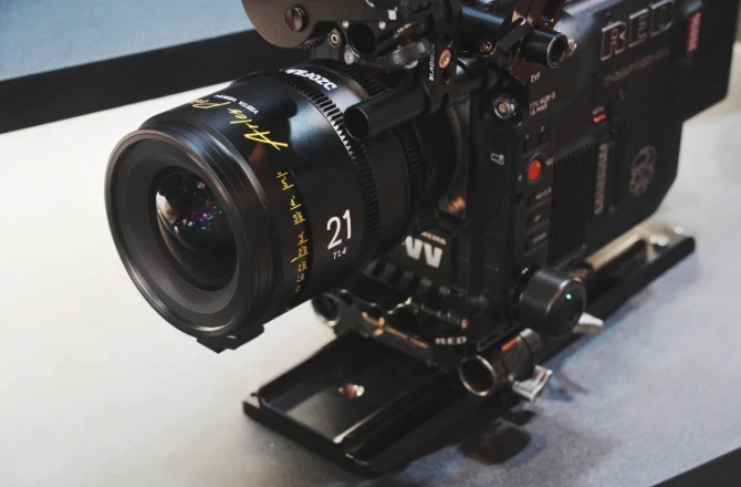 21 mm člen sady v reálném cine rigu