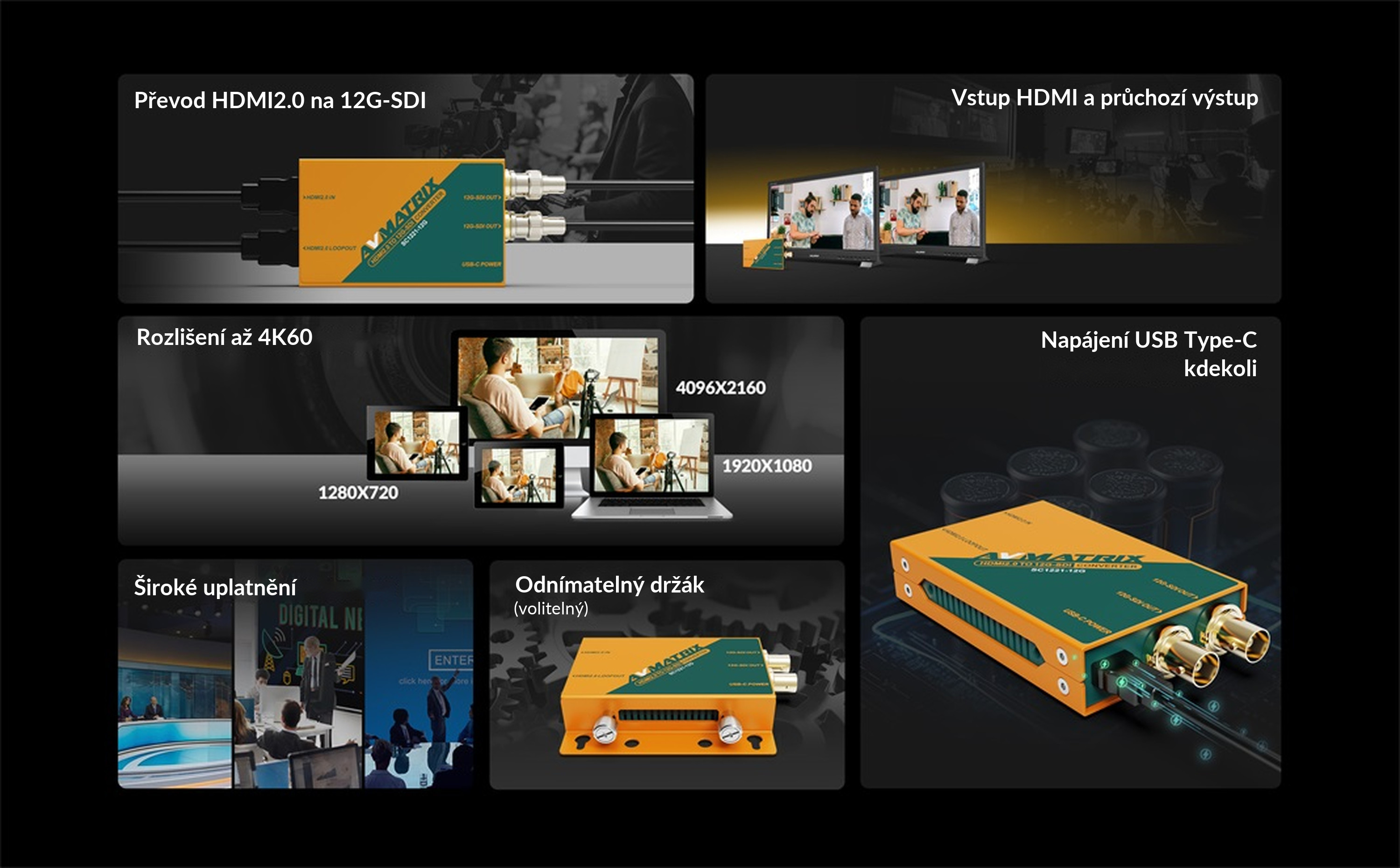 AVMATRIX SC1221-12G – infografika