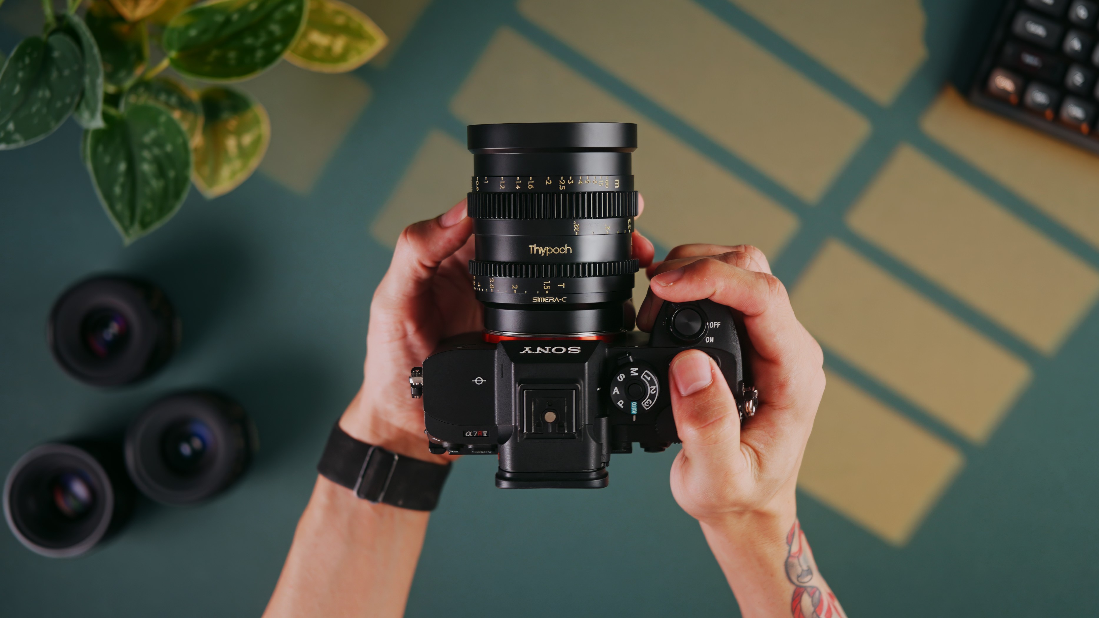 Oficiální Simera-C E Mount na Sony kameře