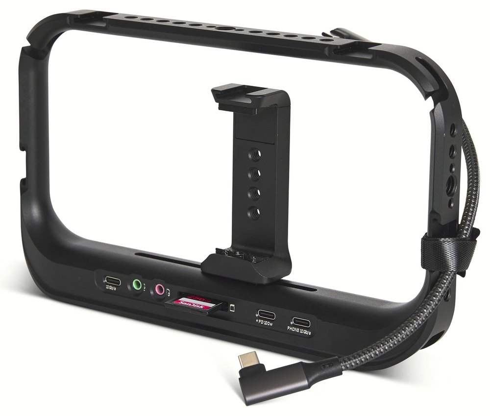 Moment SuperFlex kabel USB-C, úhlový a rovný, 23 cm – Úhlový konec u telefonu