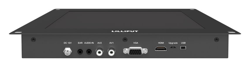 Lilliput TK1010-NP/C/T – Konektory na spodní hraně