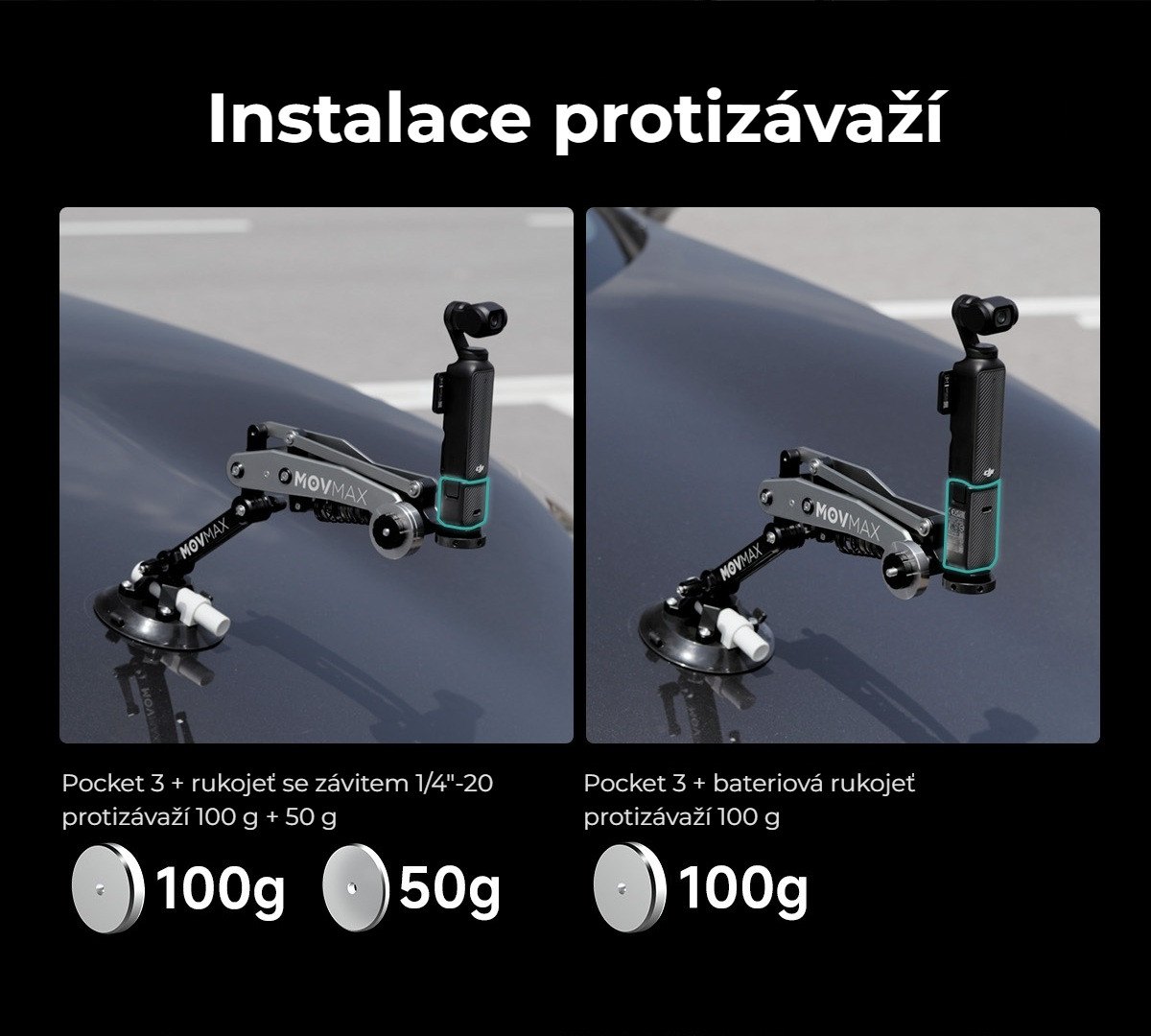 Jak protizávaží použít