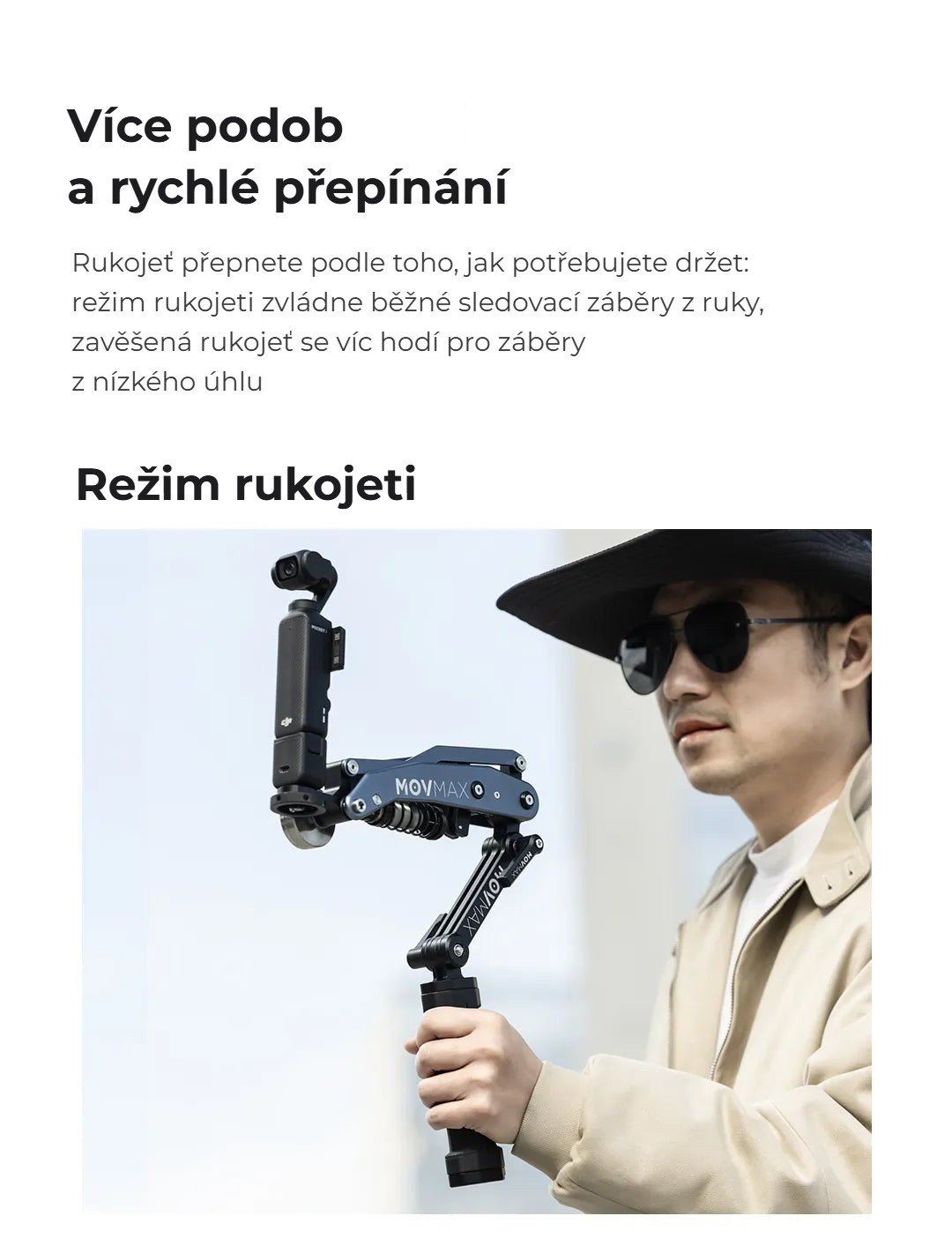 Více podob a rychlé přepínání