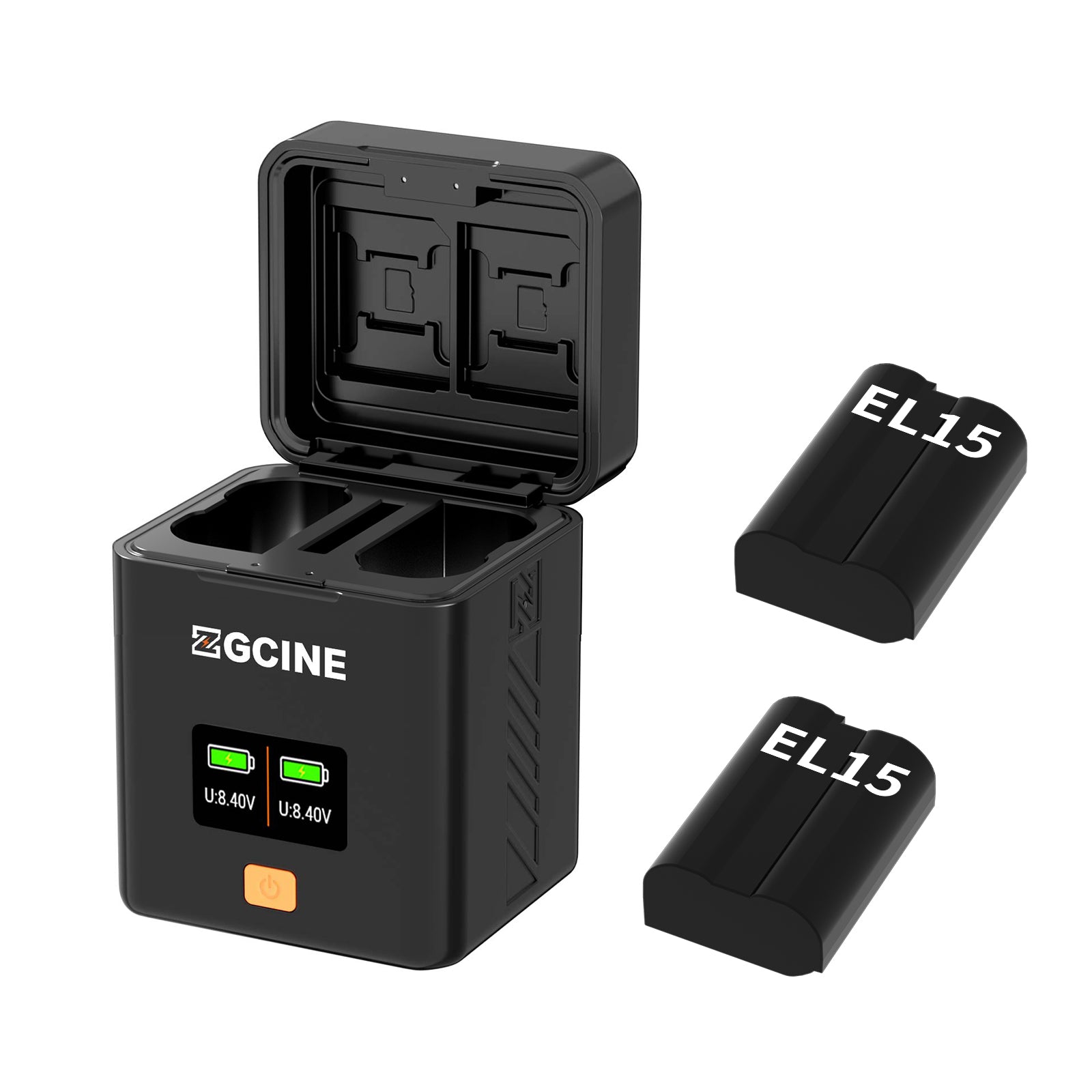 Nikon EN-EL15c charging case detail