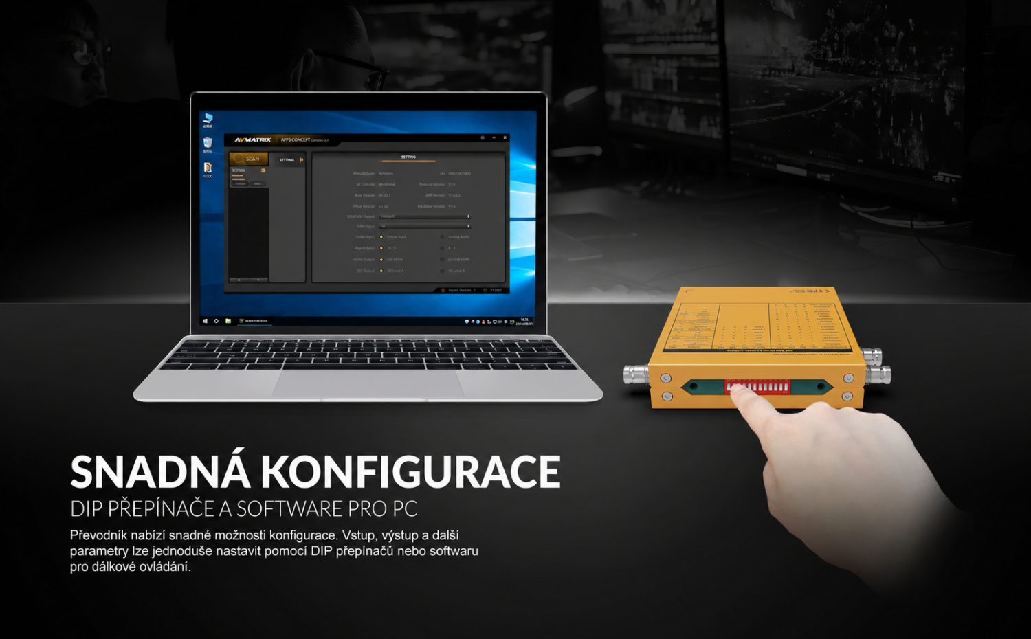 AVMATRIX SC7030 – infografika