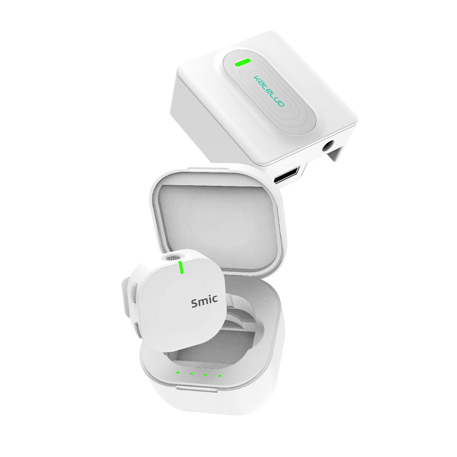 KateLuo S Mic DSP Sender und Ladeetui