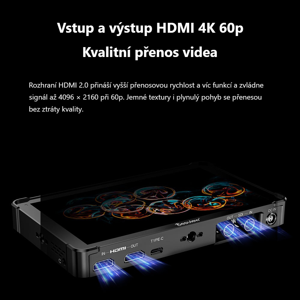 Desview OL7S – HDMI 2.0 až 4K 60p