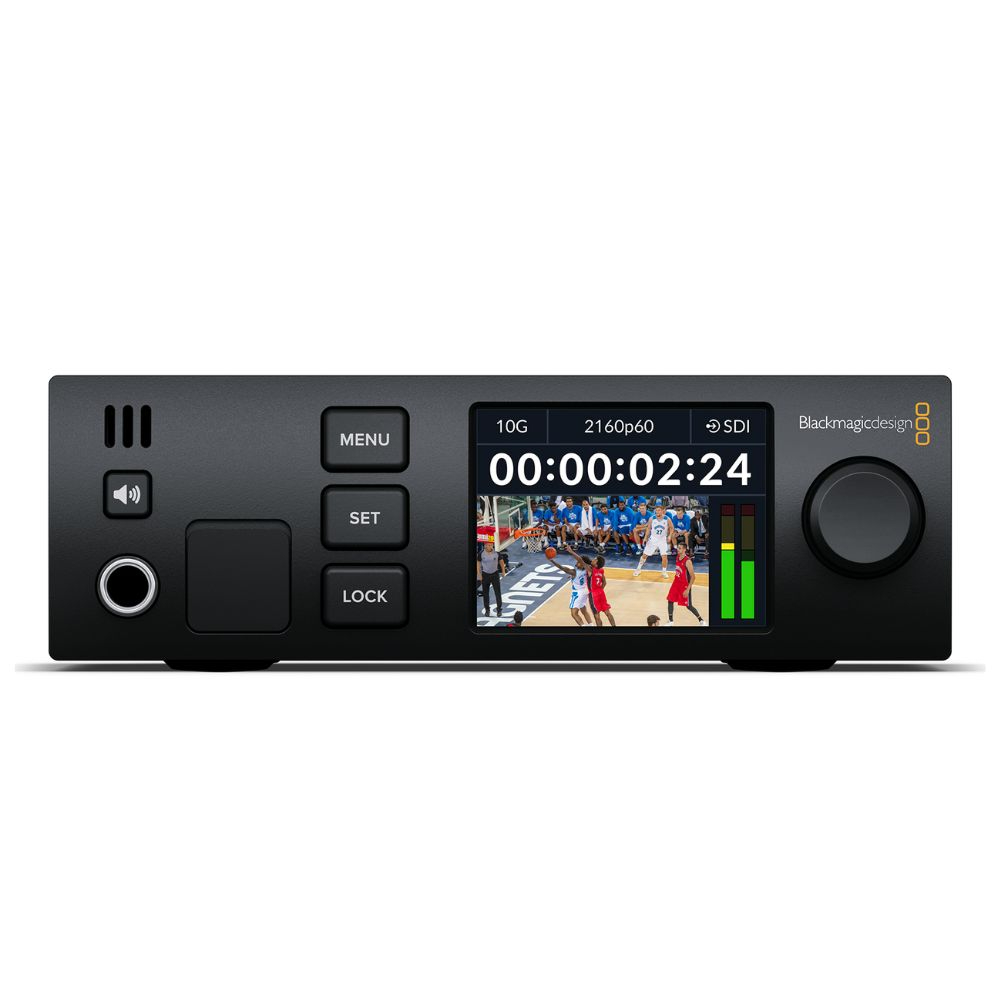 Přední panel Blackmagic 2110 IP UpDownCross 12G s LCD