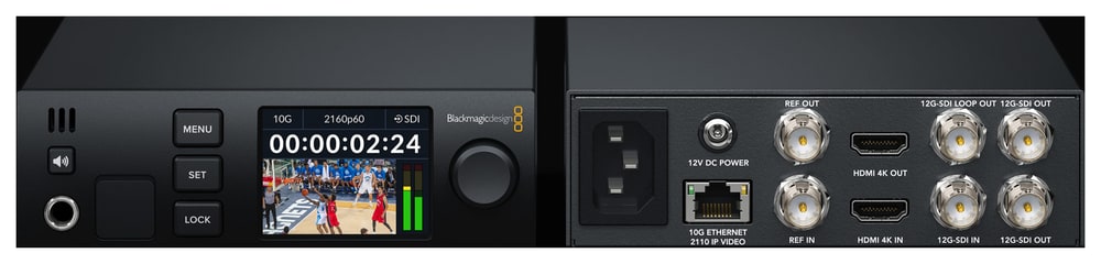 Blackmagic 2110 IP UpDownCross 12G – Pro režie a přenosové vozy