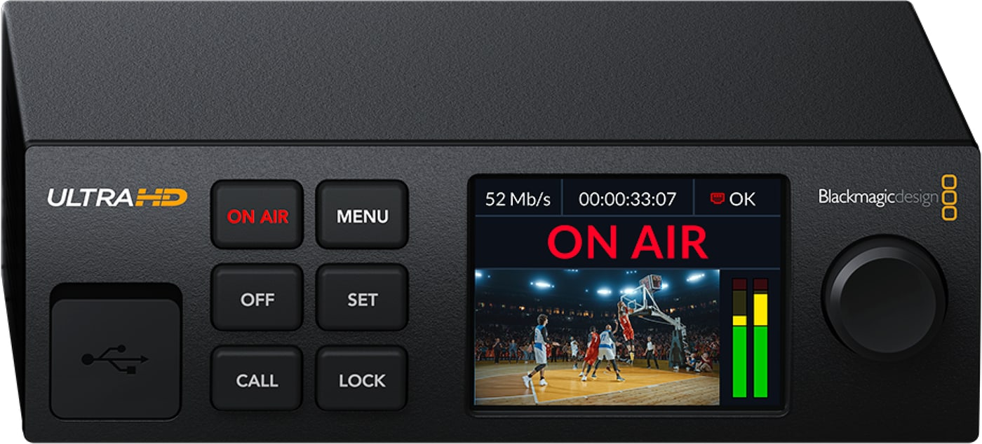 Blackmagic Streaming Encoder 4K – Samostatný enkodér v těle o šířce třetiny racku